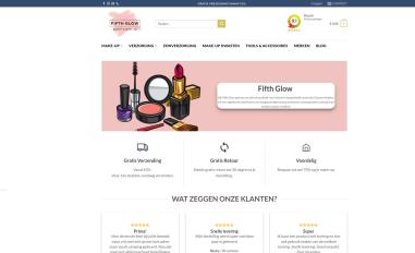Schermafbeelding van fifthglow.nl
