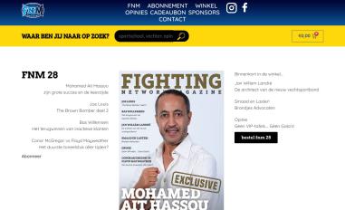 Schermafbeelding van fightingnetworkmagazine.com