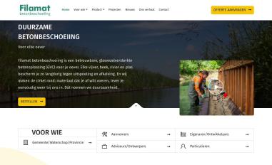 Schermafbeelding van filamat.nl