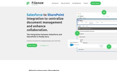 Schermafbeelding van filenize.eu