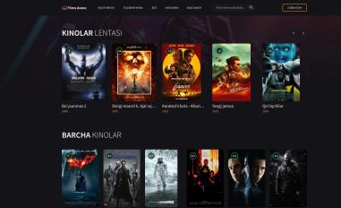 Schermafbeelding van filmsarena.uz