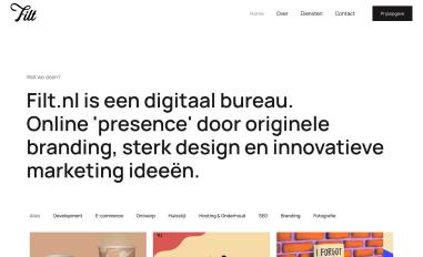 Schermafbeelding van filt.nl