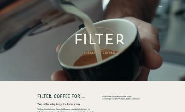 Schermafbeelding van filterspecialtycoffee.nl