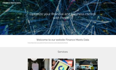 Schermafbeelding van financemeetsdata.nl