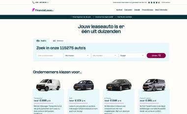 Schermafbeelding van financiallease.nl
