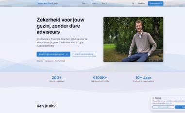 Schermafbeelding van financieelslimleven.nl