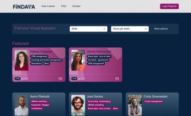 Schermafbeelding van findava.today