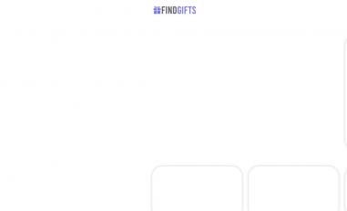 Schermafbeelding van findgifts.nl