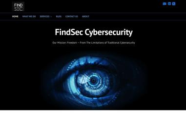 Schermafbeelding van findsec.org