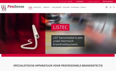 Schermafbeelding van firesense.nl