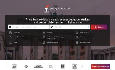Schermafbeelding van firmania.de