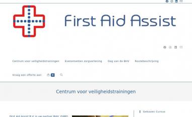 Schermafbeelding van firstaidassist.nl