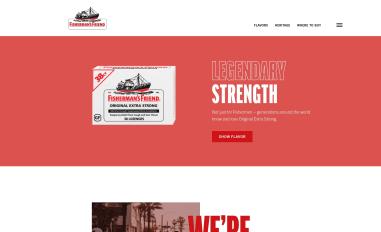 Schermafbeelding van fishermansfriend.com