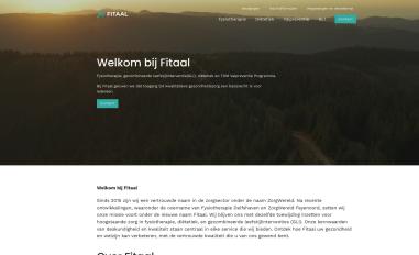 Schermafbeelding van fitaalzorg.nl