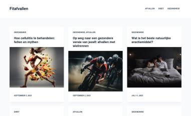 Schermafbeelding van fitafvallen.nl