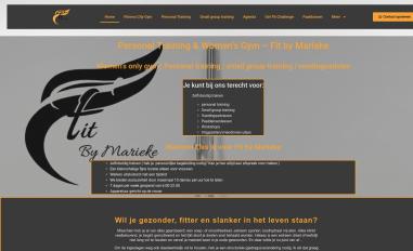 Schermafbeelding van fitbymarieke.nl