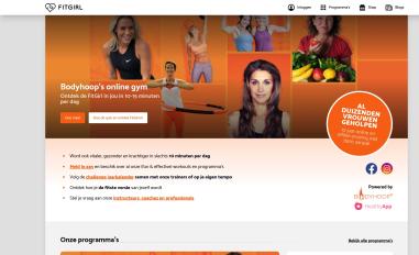 Schermafbeelding van fitgirl.nl