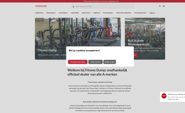 Schermafbeelding van fitness-dump.nl