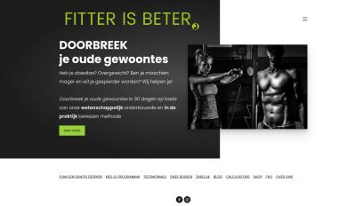 Schermafbeelding van fitterisbeter.nl