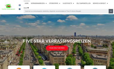 Schermafbeelding van fivestarverrassingsreizen.nl