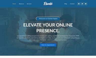 Schermafbeelding van flambedigital.com