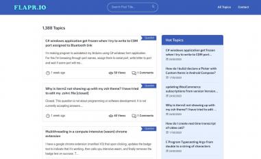 Schermafbeelding van flapr.io