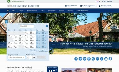 Schermafbeelding van fletcherhotelenschede.nl