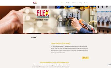 Schermafbeelding van flexelektrotechniek.nl