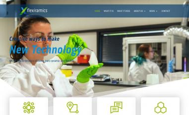 Schermafbeelding van flexiramics.com