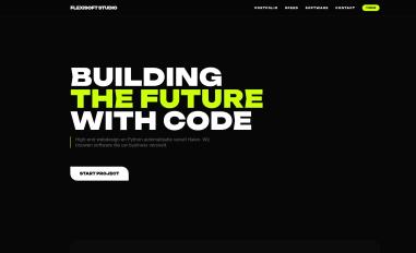 Schermafbeelding van flexisoftstudio.be