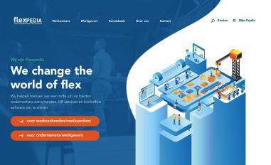 Schermafbeelding van flexpedia.nl