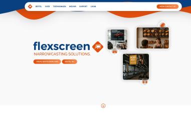 Schermafbeelding van flexscreen.nl