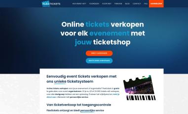 Schermafbeelding van flextickets.nl