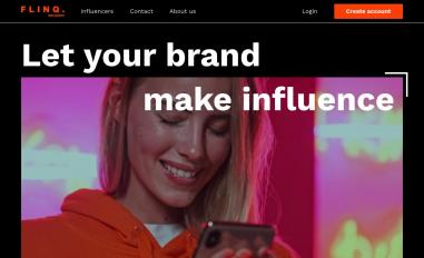 Schermafbeelding van flinqinfluence.com