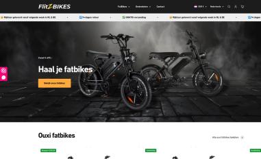 Schermafbeelding van flitzbikes.nl
