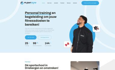 Schermafbeelding van floatgym.nl