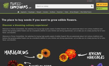 Schermafbeelding van flores-comestibles.com