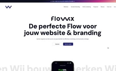 Schermafbeelding van flowix.nl