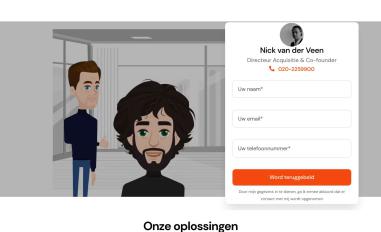 Schermafbeelding van flynck.nl