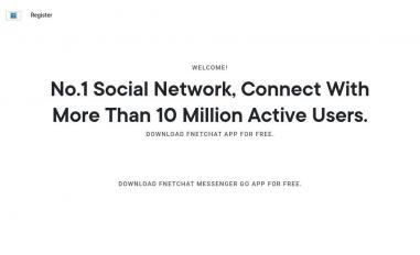 Schermafbeelding van fnetchat.com