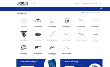 Schermafbeelding van focusledlighting.nl