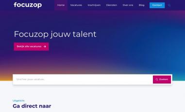 Schermafbeelding van focuzop.nl