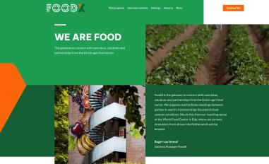 Schermafbeelding van food-x.nl