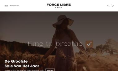 Schermafbeelding van forcelibre.nl