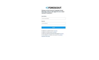 Schermafbeelding van forescout.my.site.com