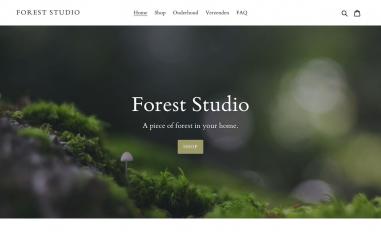 Schermafbeelding van foreststudio.nl
