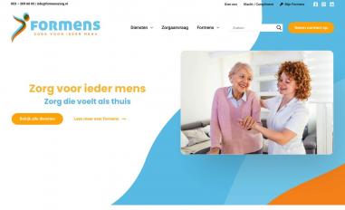 Schermafbeelding van formenszorg.nl