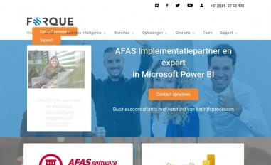 Schermafbeelding van forque.nl