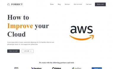 Schermafbeelding van forrict.nl