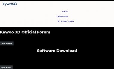 Schermafbeelding van forum.kywoo3d.com